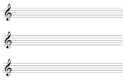 五音譜磁性PVC彩色白板