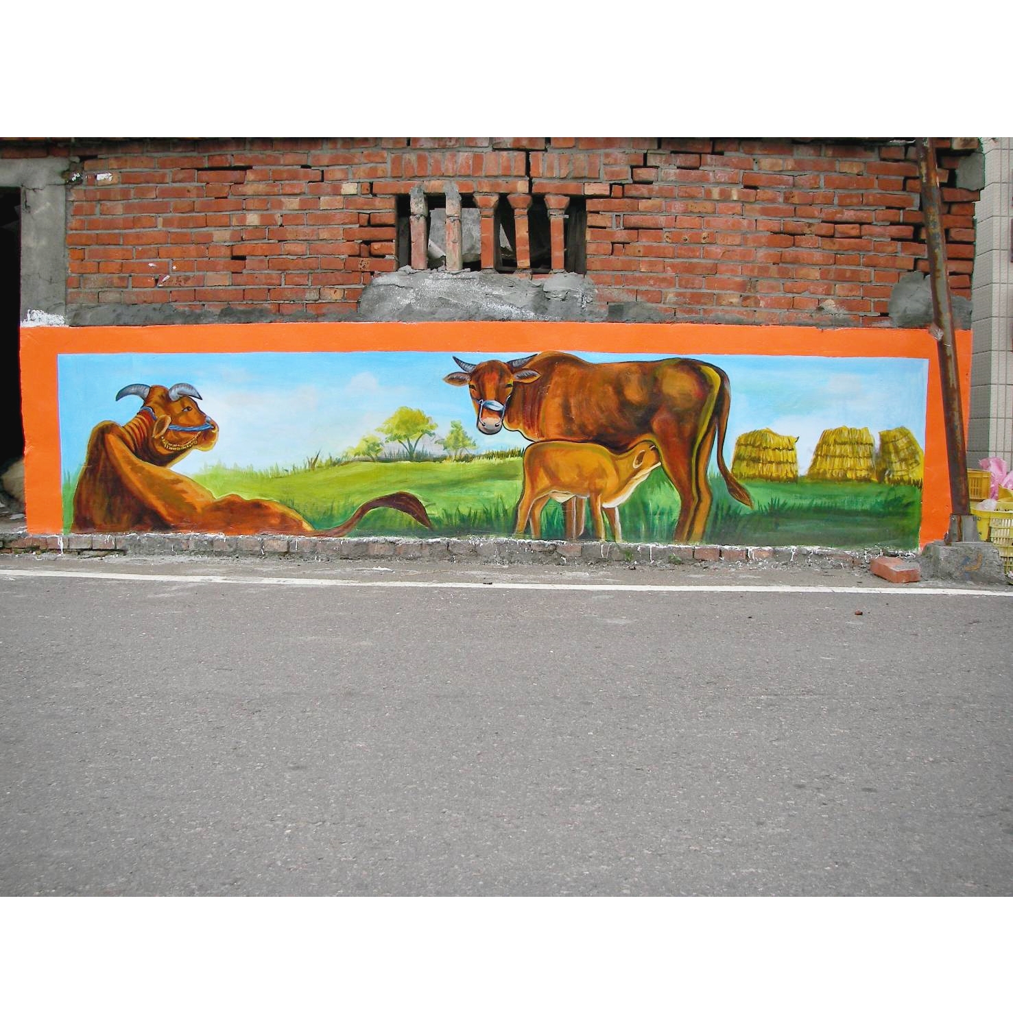 阿龍師專業彩繪-社區彩繪