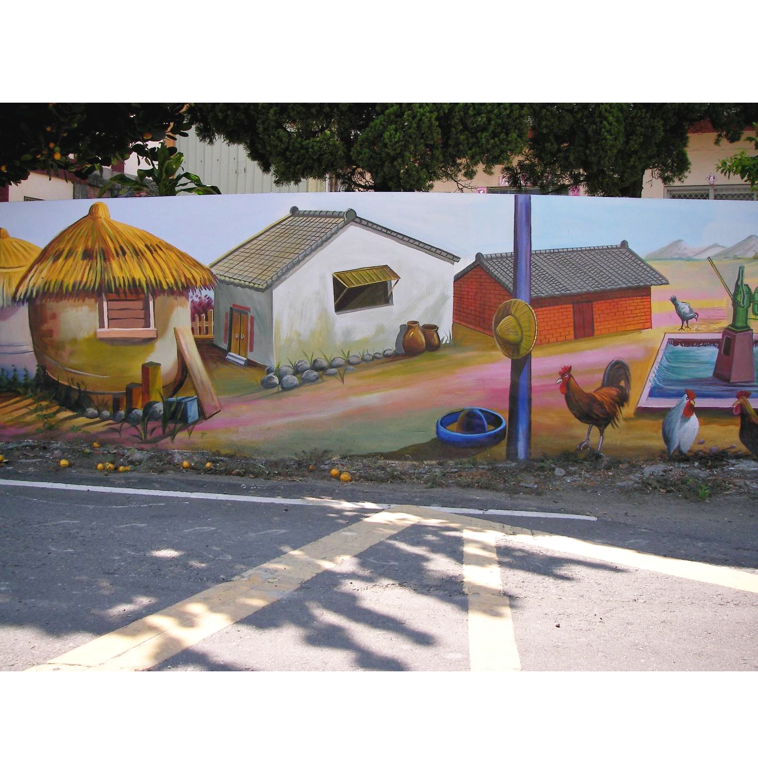 阿龍師專業彩繪-社區彩繪