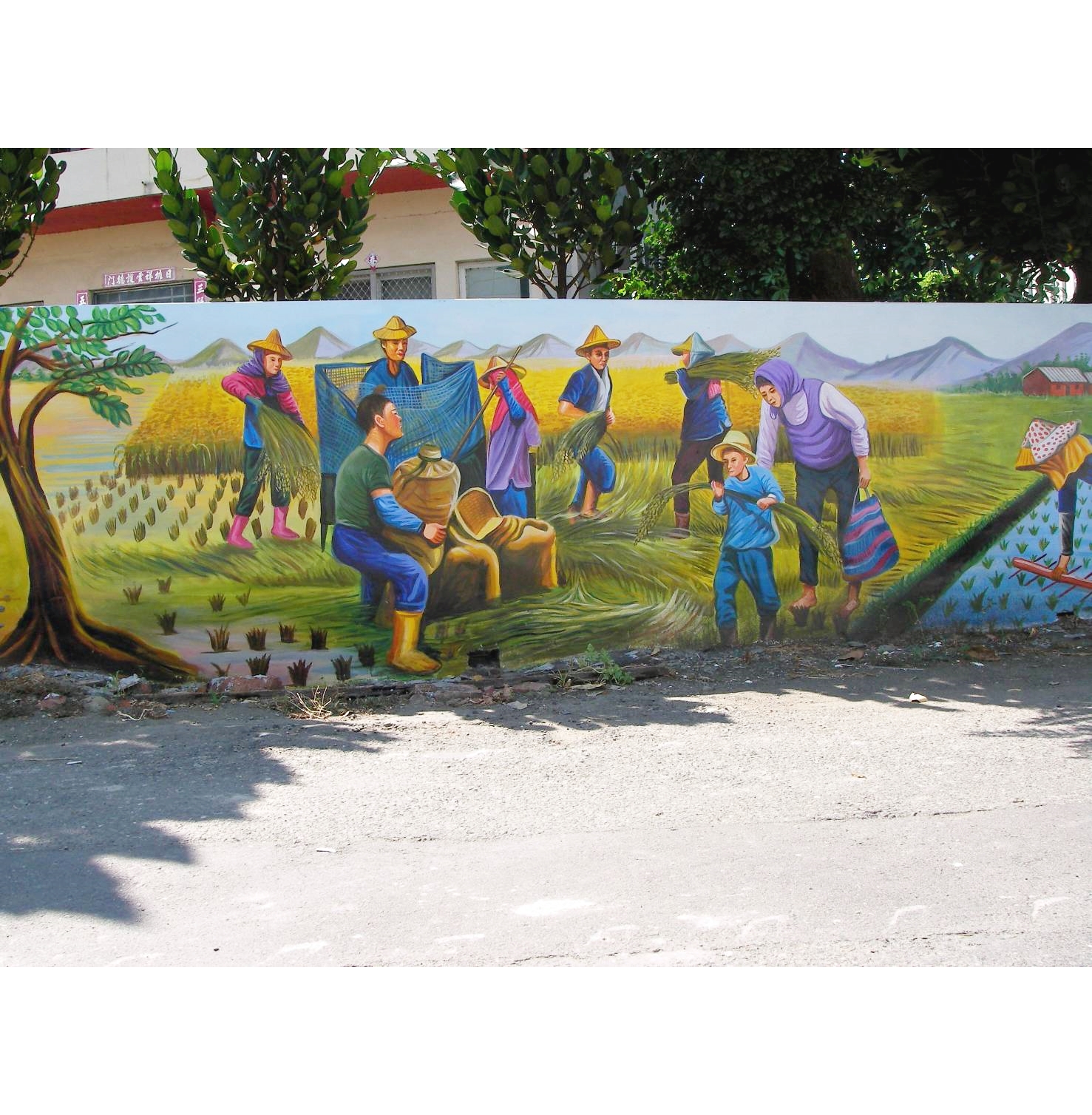 阿龍師專業彩繪-社區彩繪