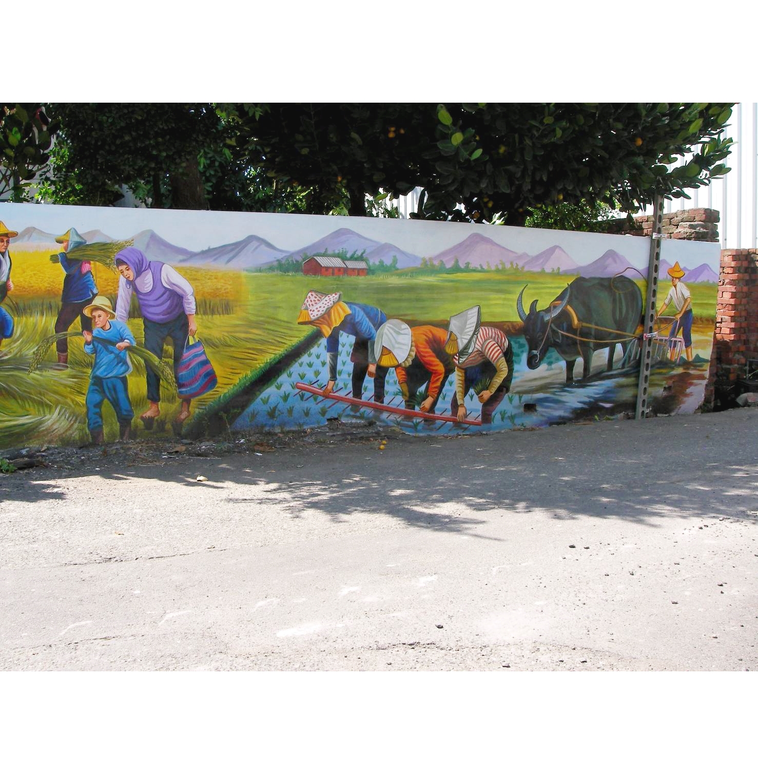 阿龍師專業彩繪-社區彩繪