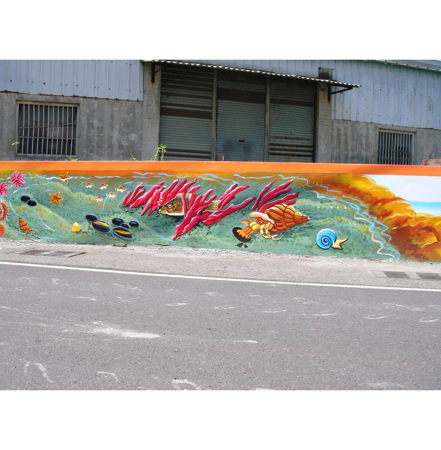 阿龍師專業彩繪-社區彩繪