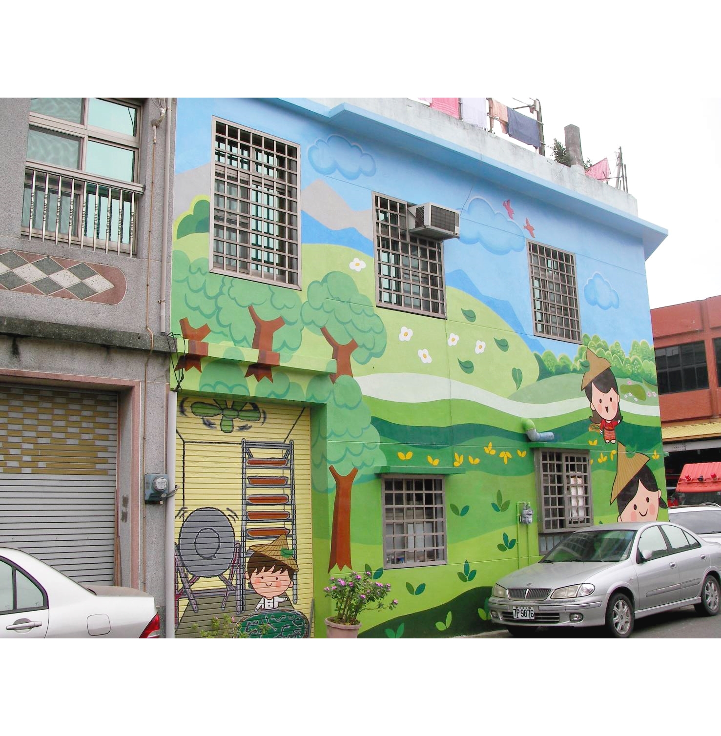 阿龍師專業彩繪-房屋外牆彩繪