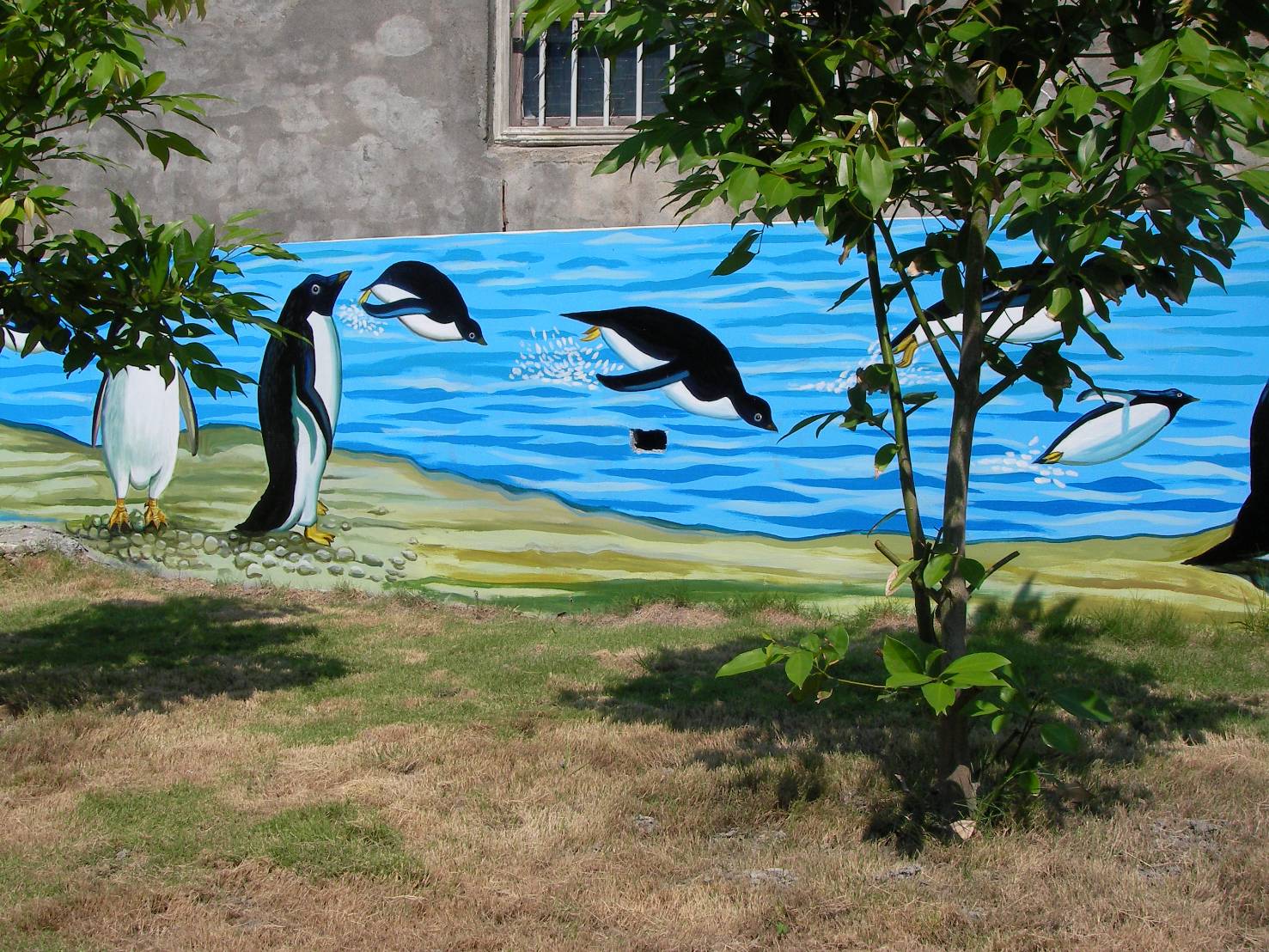 阿龍師牆壁彩繪-社區牆壁彩繪