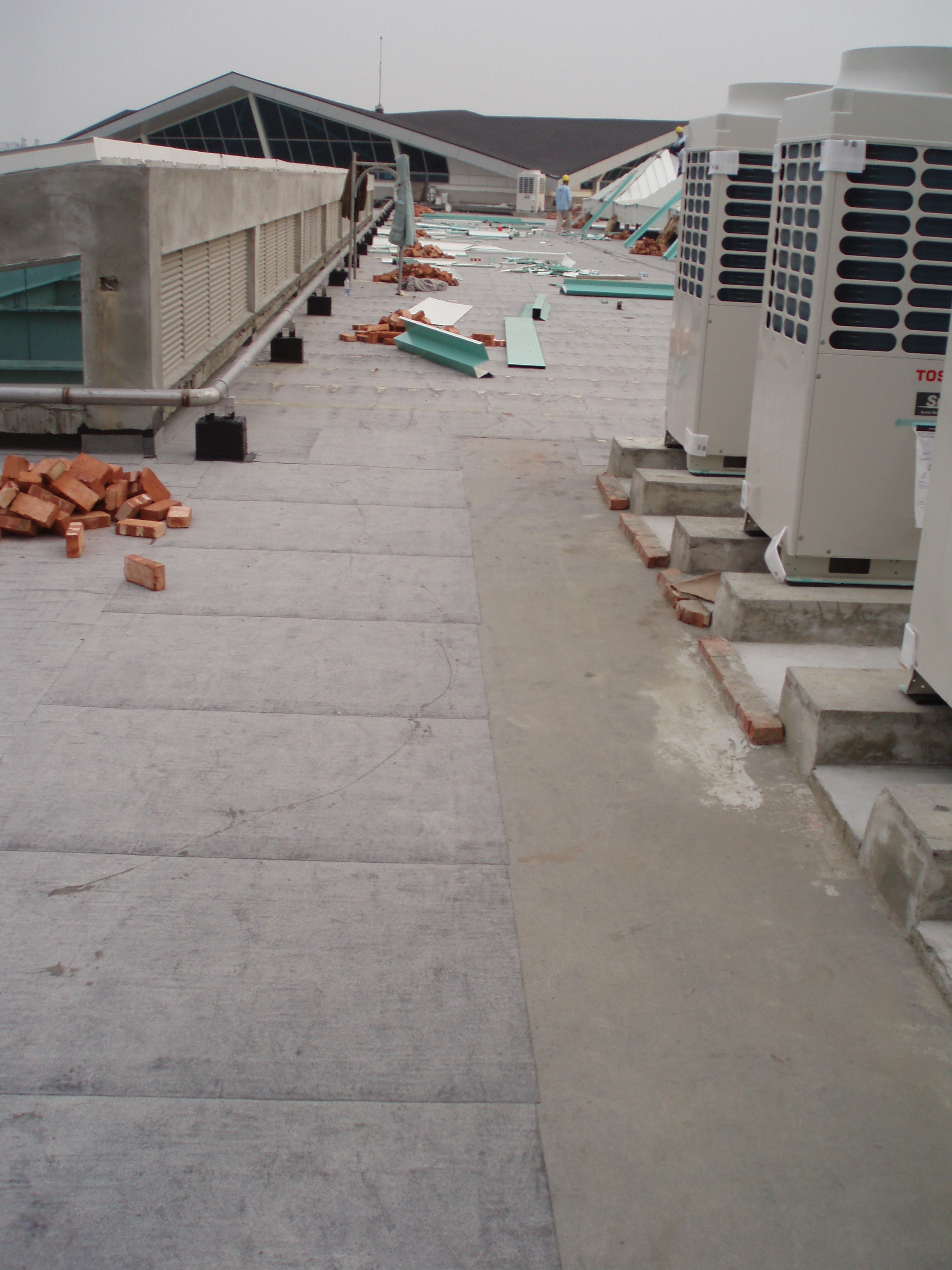 南科健康生活館防水毯施作