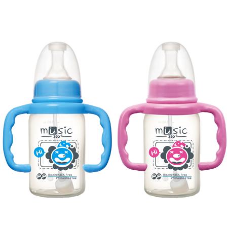 PP把手吸管奶瓶