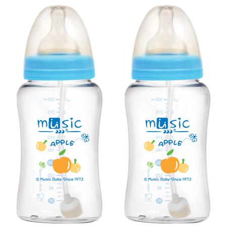 寬口胖胖自動吸管奶瓶300ml