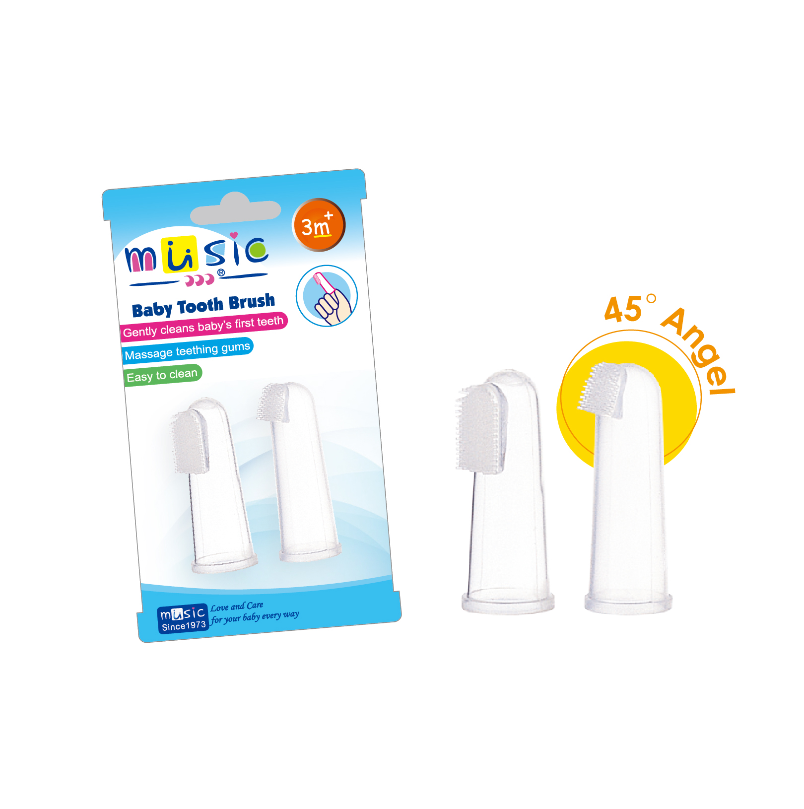 指套乳牙刷(2入裝)