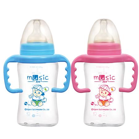 寬口胖胖把手奶瓶300ml