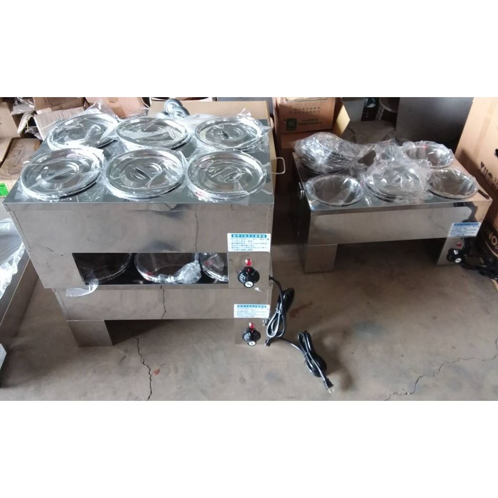 六孔電力保溫湯桶-桌上型