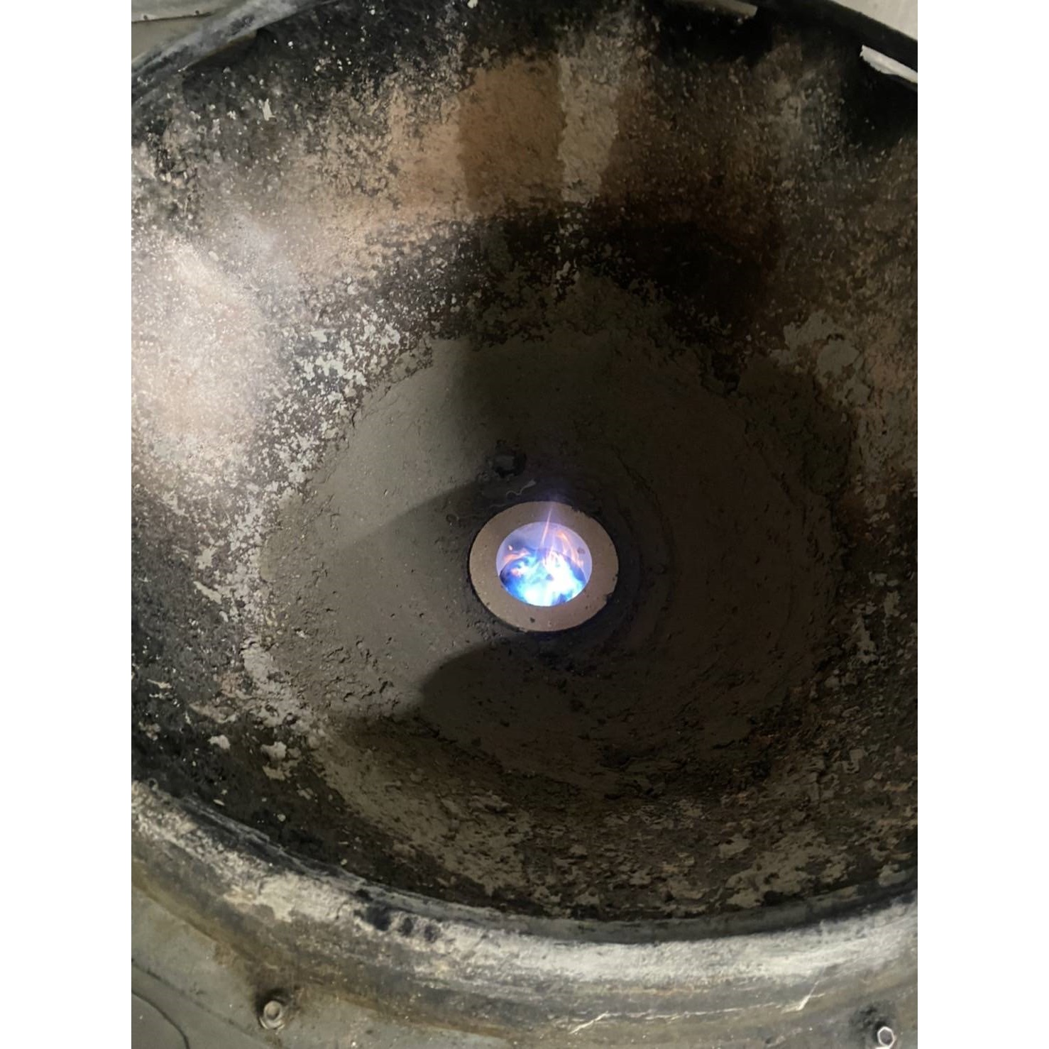 鼓風爐延改自動點火爐