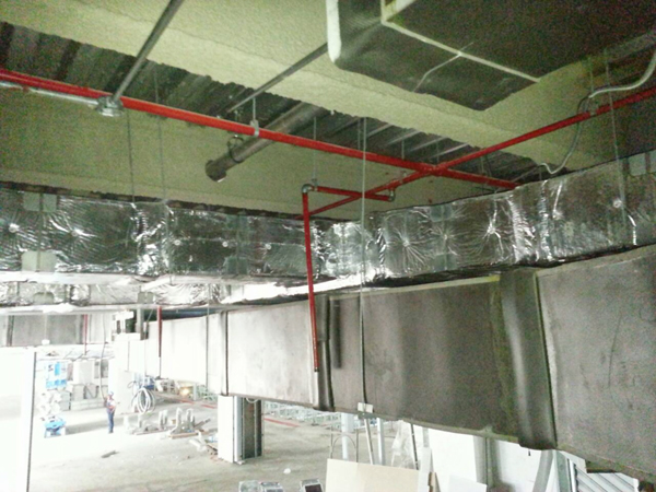 中央空調冷氣風管保溫工程