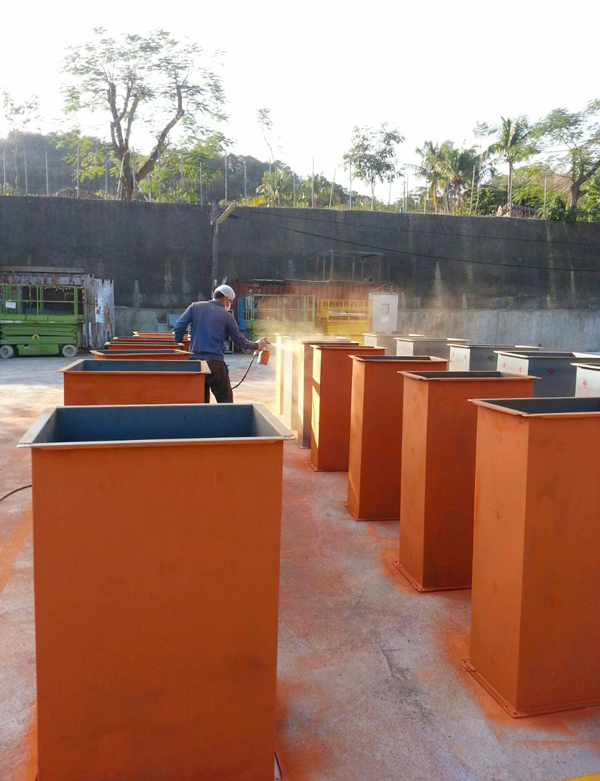 盈承企業(松原企業)---風管外層防銹噴漆