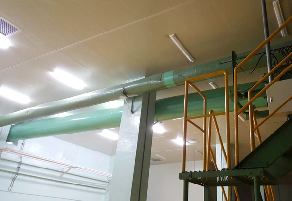 盈承企業(松原企業)---排氣風管圓管安裝