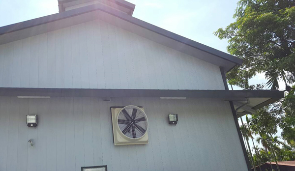 盈承企業(松原企業)---廠房負壓風扇安裝