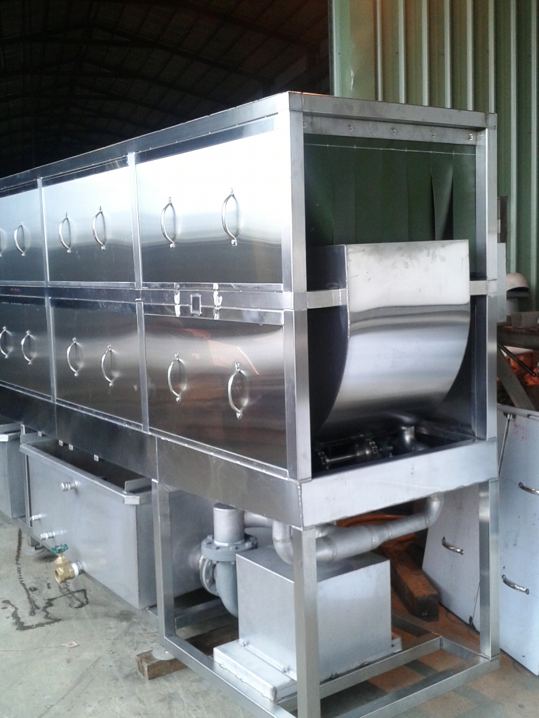 雙層洗籃機-背面