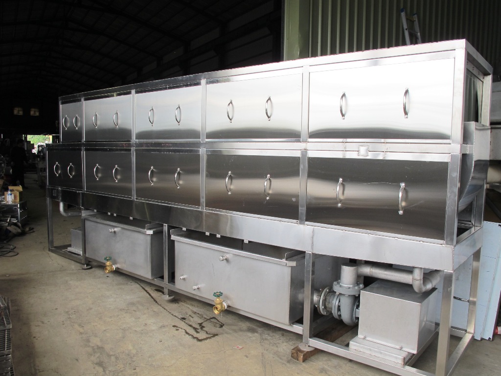 雙層洗籃機-側面