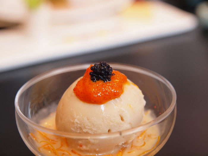 冷胡麻佐海膽膏