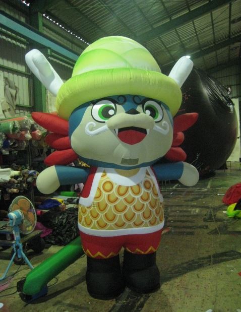 人偶行動汽球-電玩人物♡方愛企業專業造型氣球♡