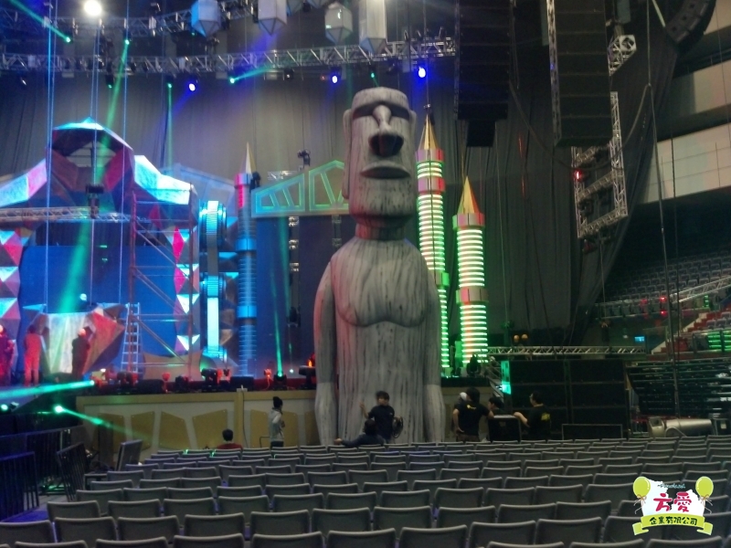 演唱會Moai造型氣球♡方愛企業專業造型氣球♡