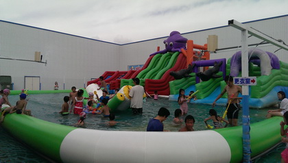 10*20方型充氣水(球)池