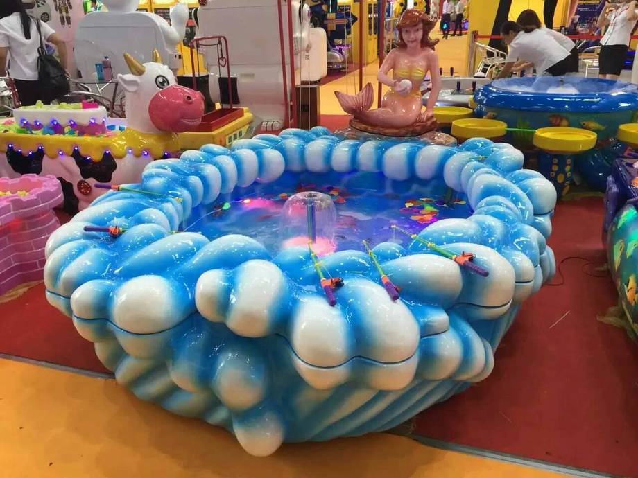 豪華親子釣魚池