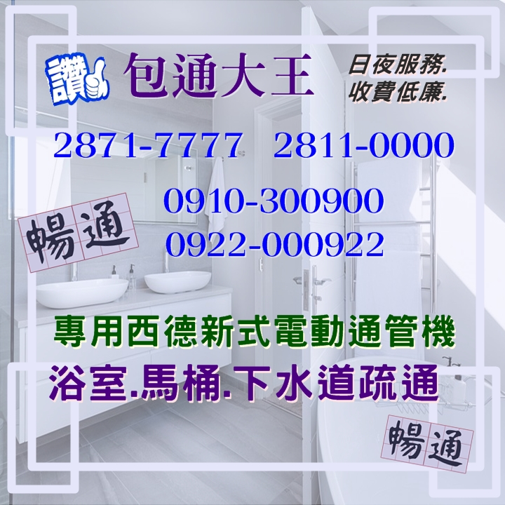 ✔包通大王-偉成衛生工程行✔