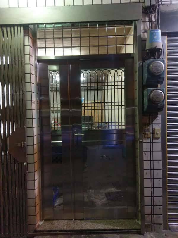 更換白鐵子母大門