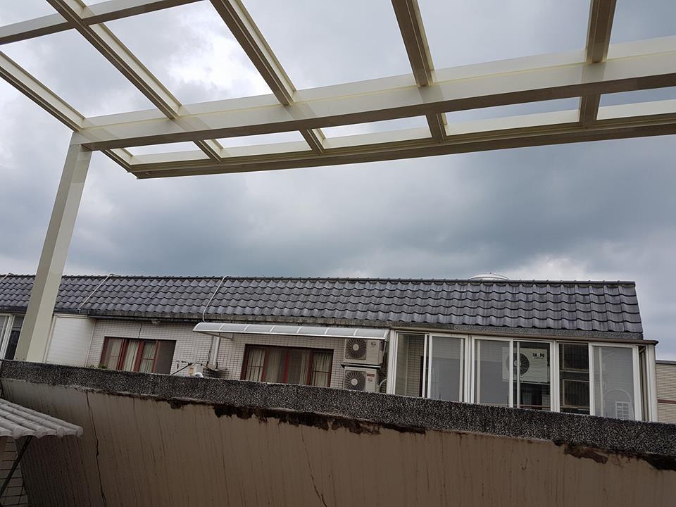 玻璃採光罩5+5膠合透明安全玻璃