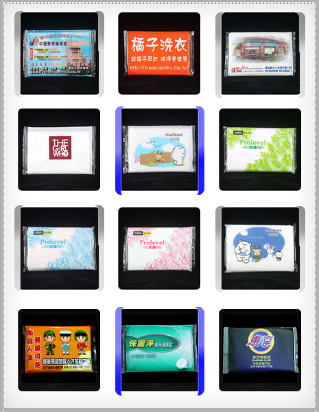 塑料廣告面紙包