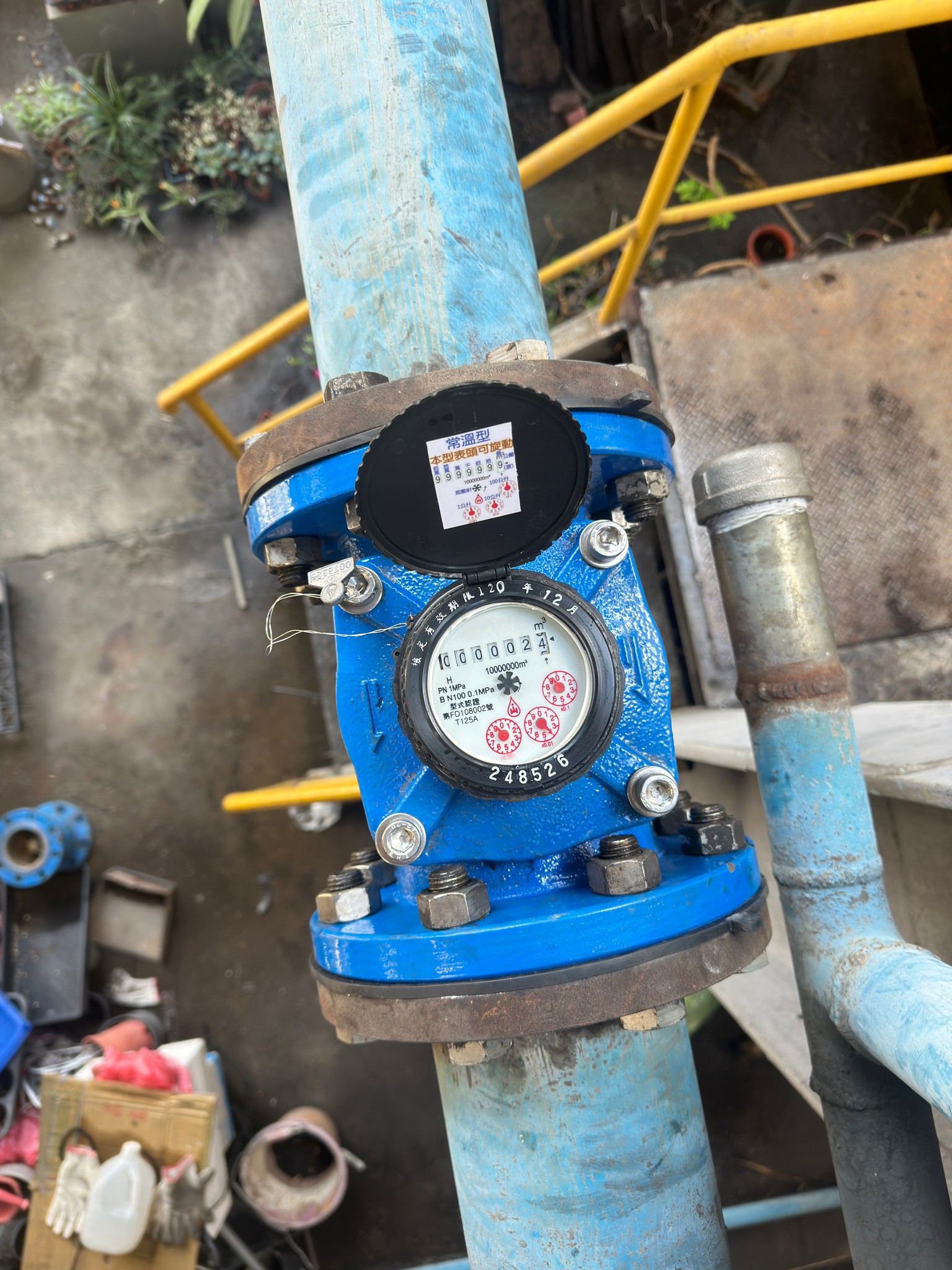 秀水工廠水錶安裝