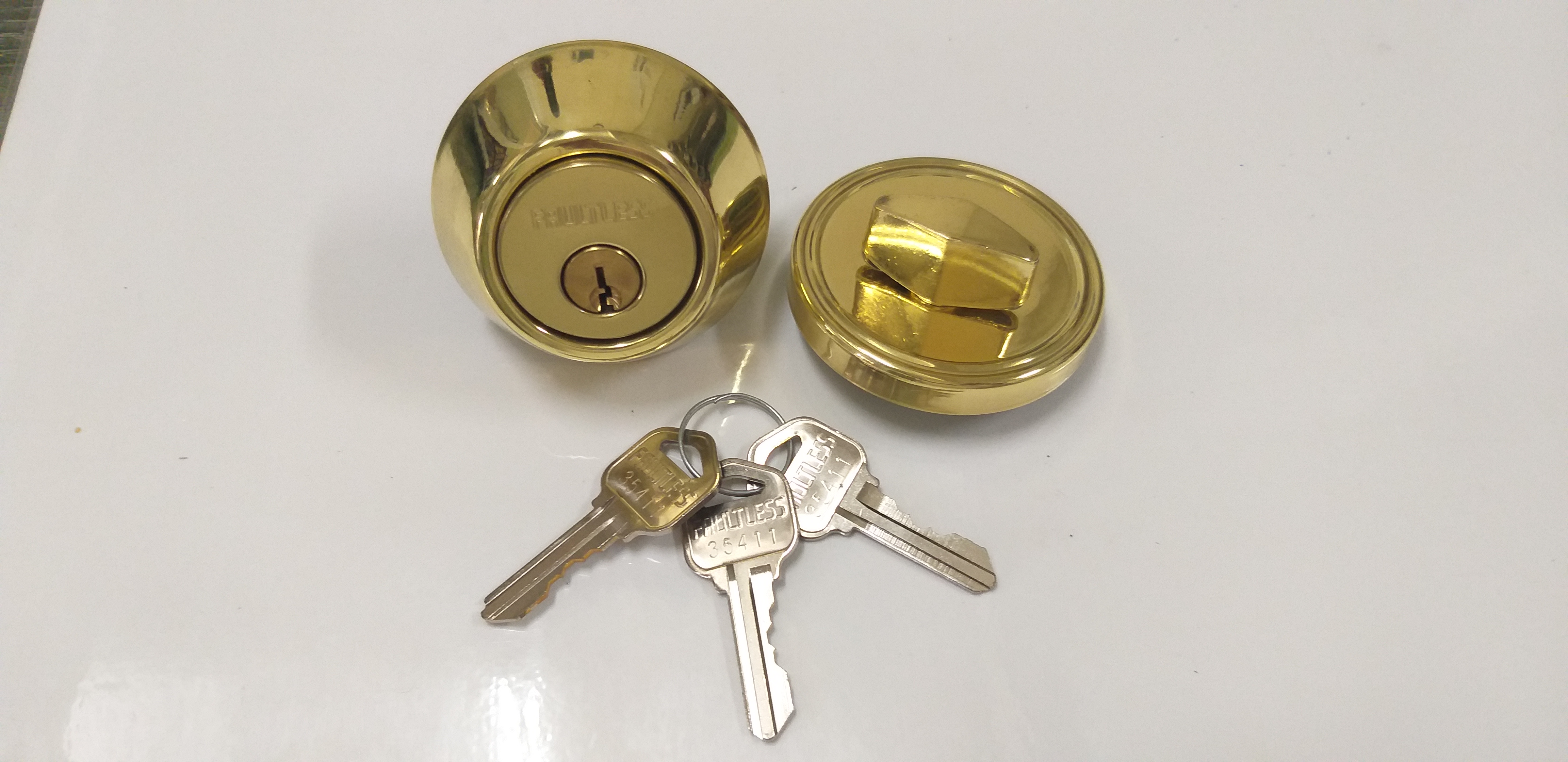 輔助鎖(普通鑰匙