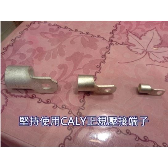 堅持使用CALY正規壓接端子