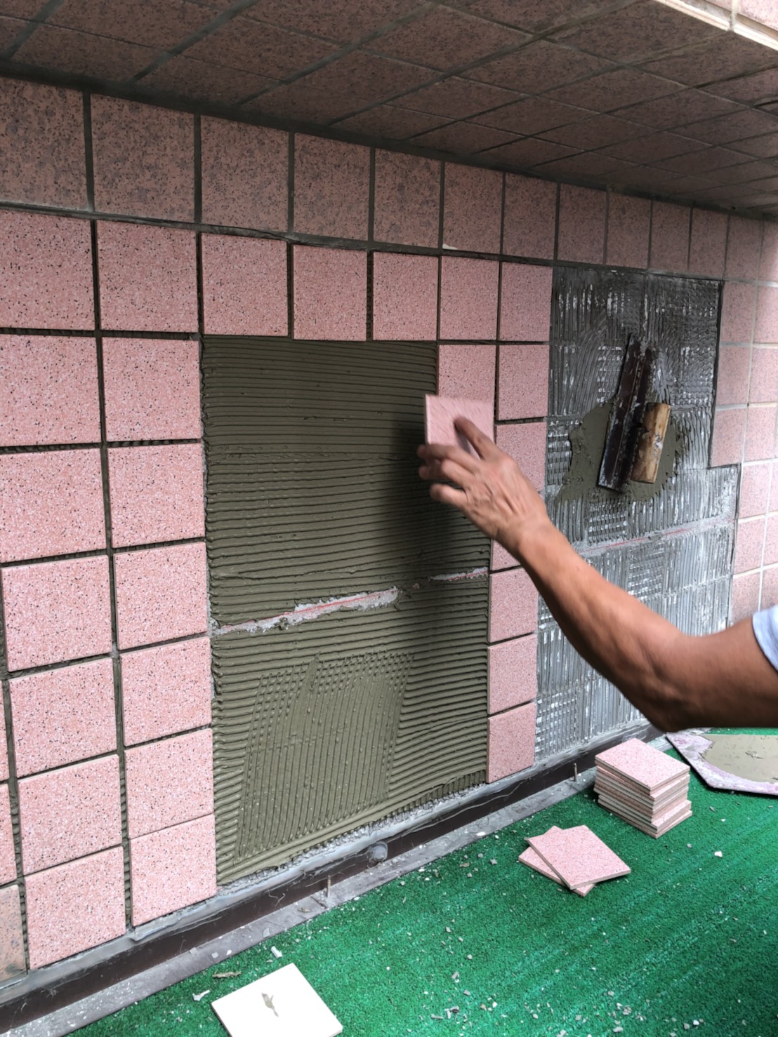 外牆磁磚修補