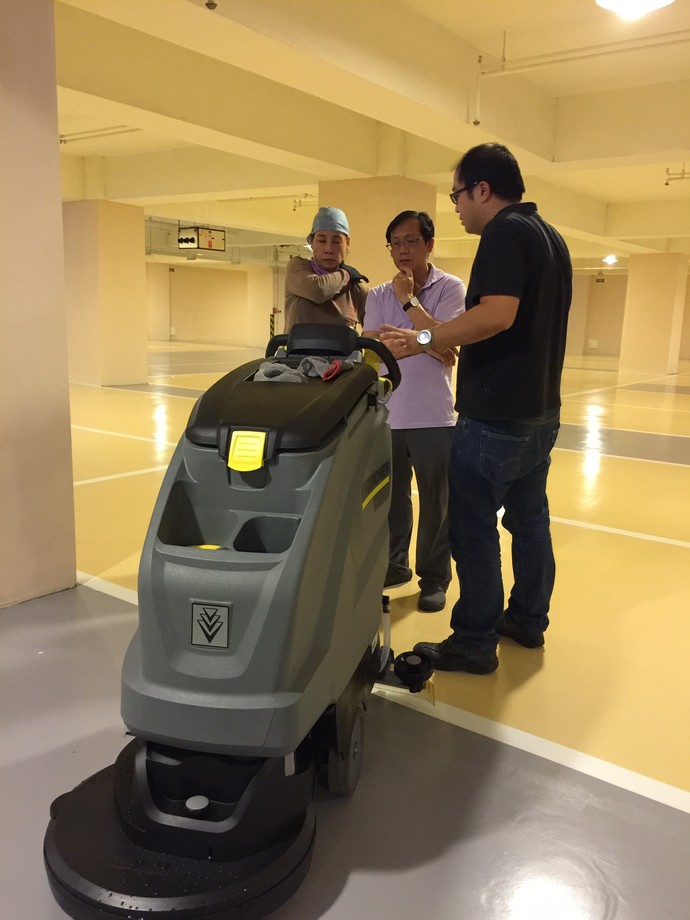 洗地機交機實例