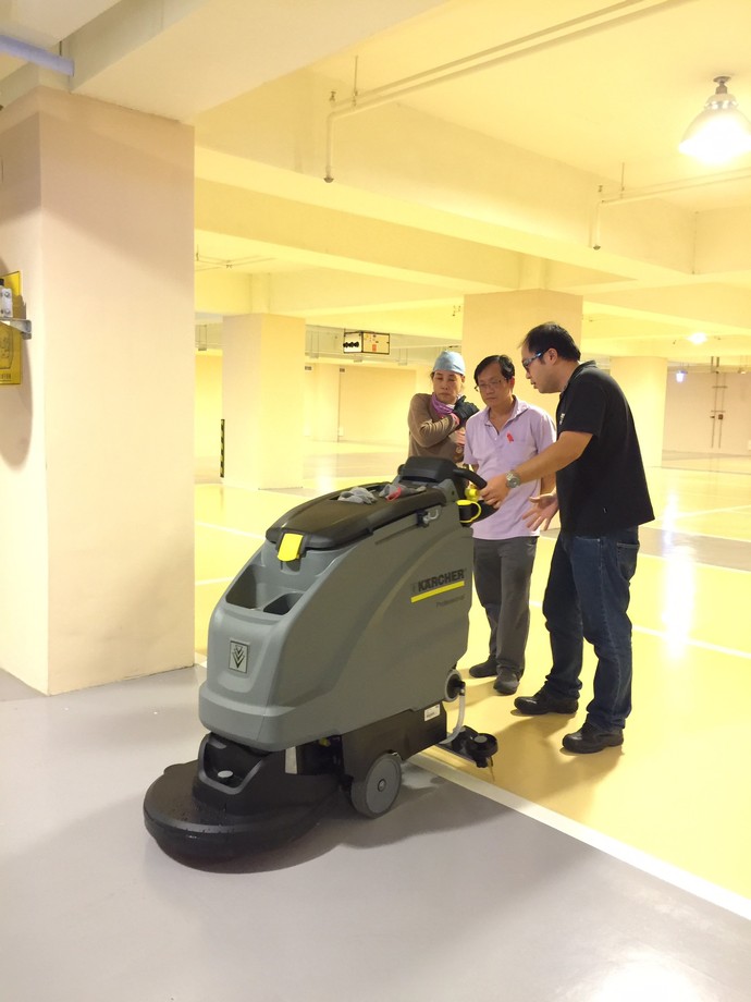 洗地機交機實例