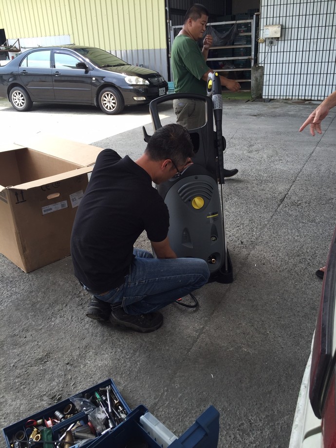 高壓清洗機交機實例