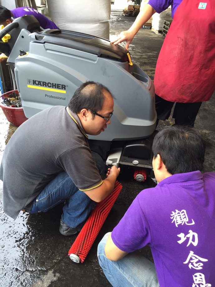 洗地機交機實例