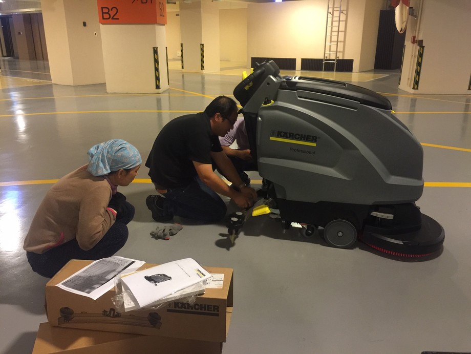 洗地機交機實例