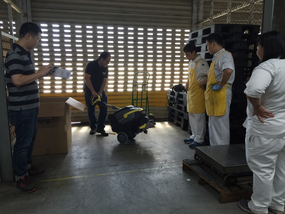 洗地機交機實例