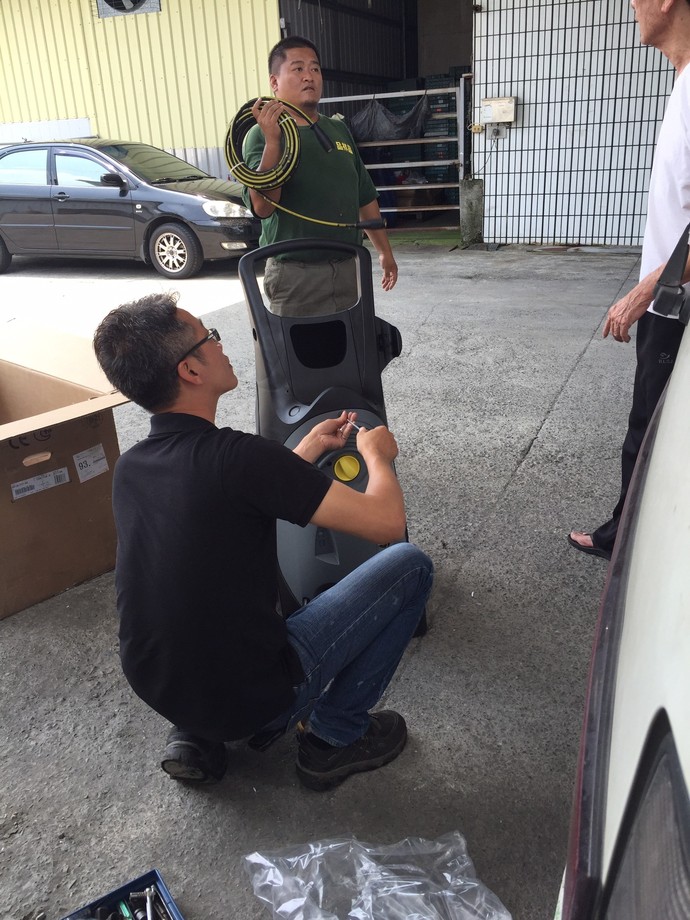 高壓清洗機交機實例