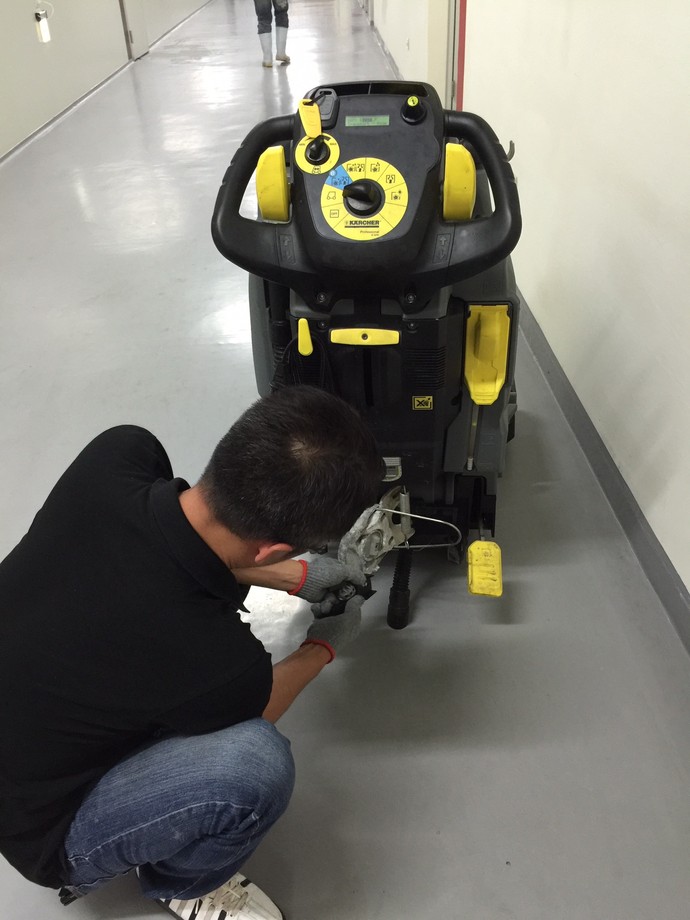 洗地機現場維修實例