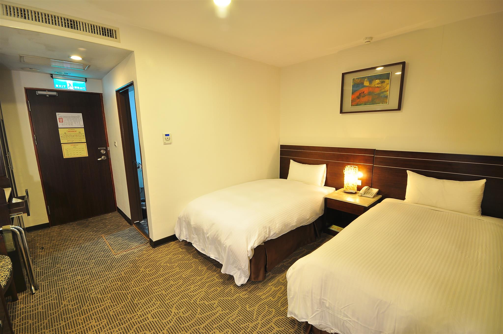 豪華兩人房(兩小床)