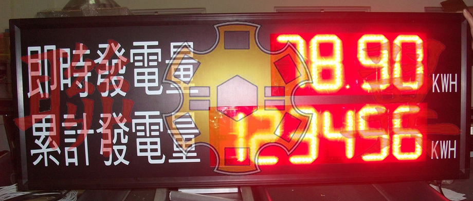 太陽能顯示看板