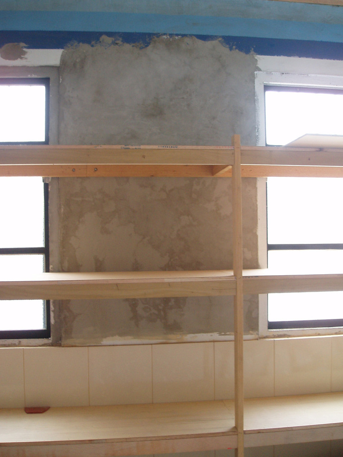 樣品室壁癌處理後