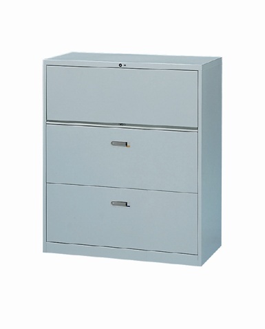 複合三層式鋼製公文櫃