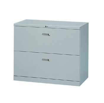 抽屜二層式綱製公文櫃