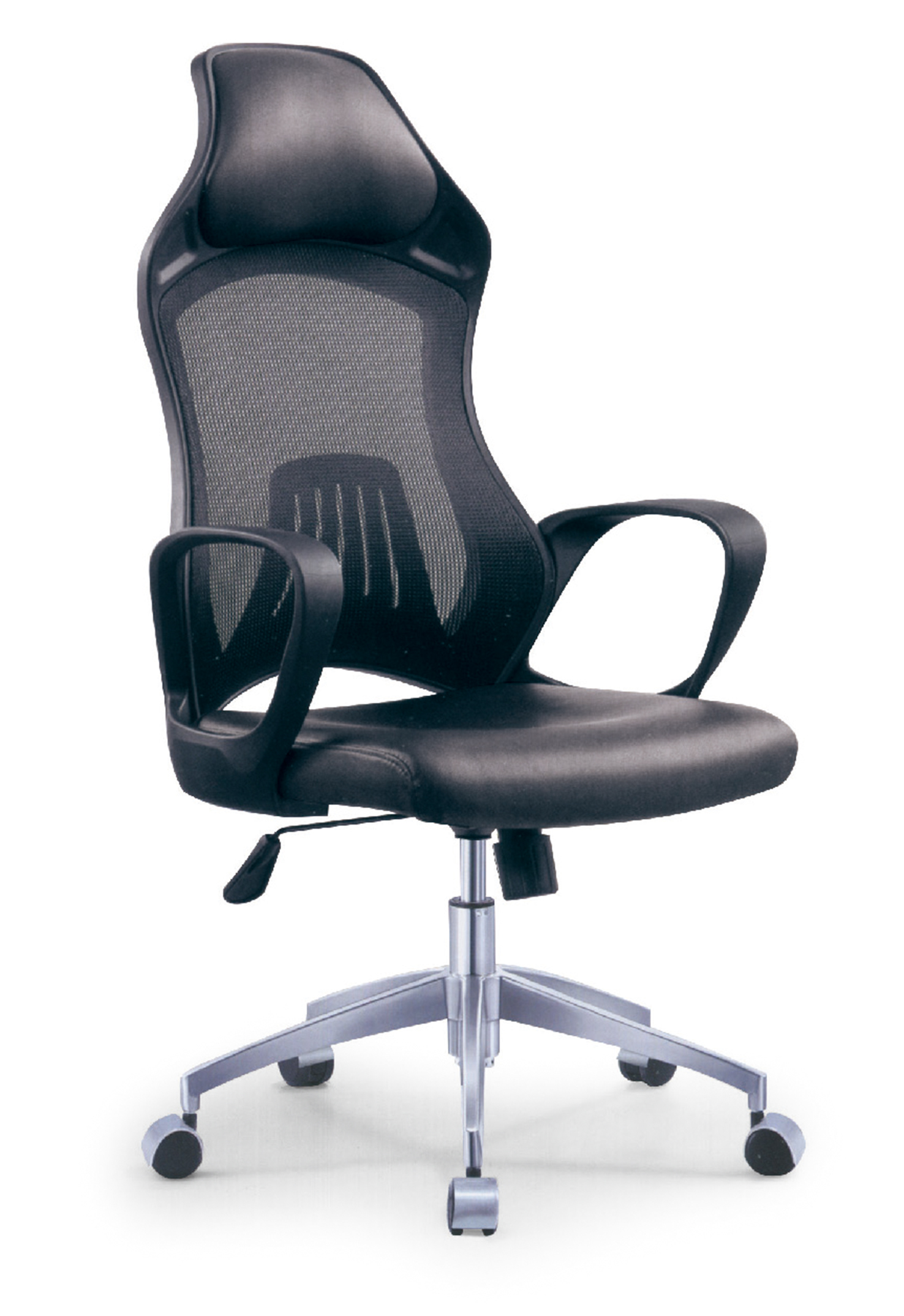 貝里尼黑皮網椅297-2