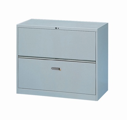 複合二層式鋼製公文櫃