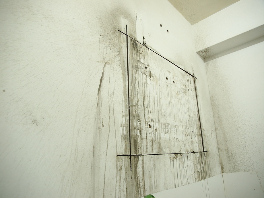 牆面切割--切割完成